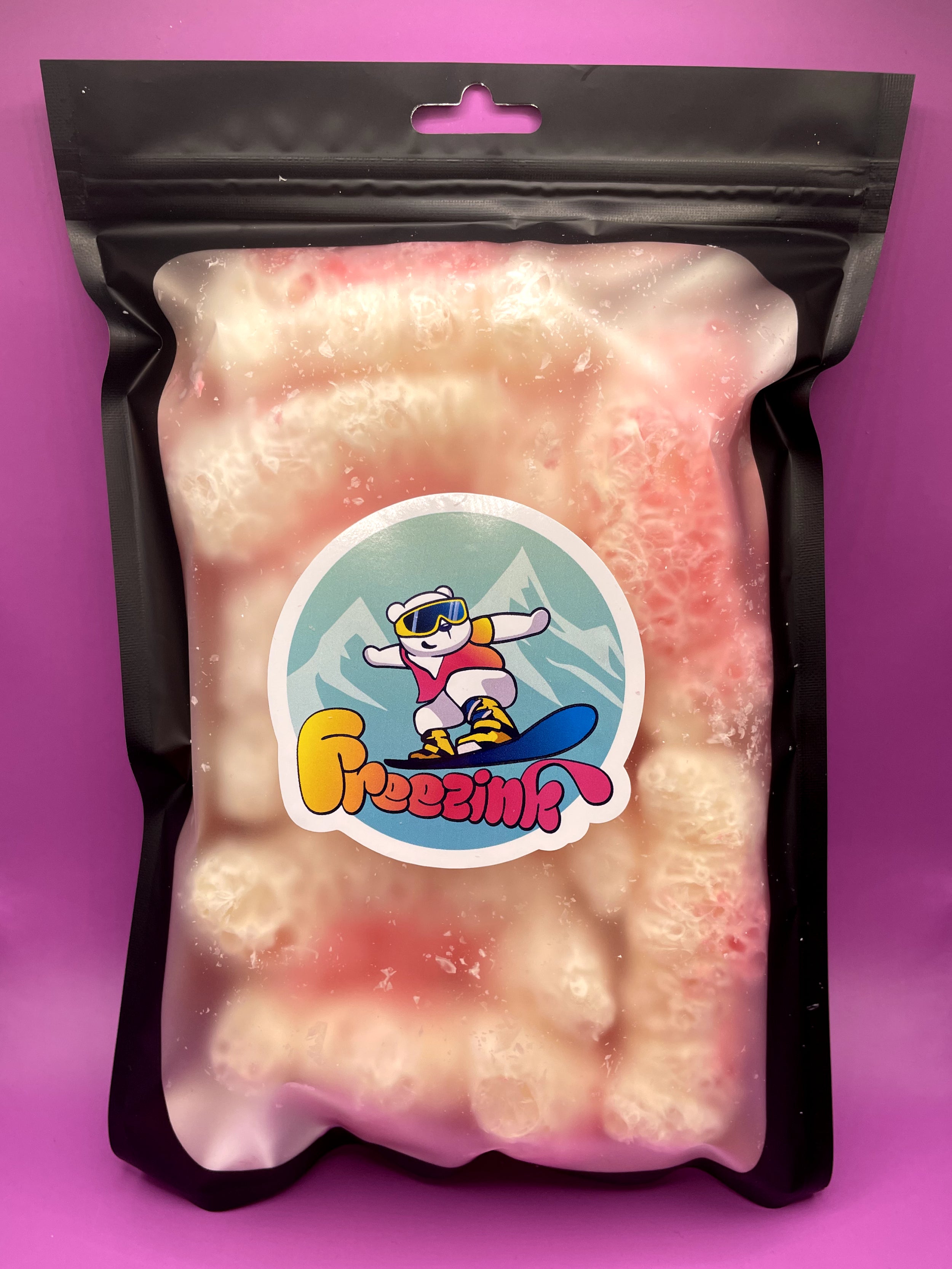 Liofilizuoti saldainiai "vampyro dantys"