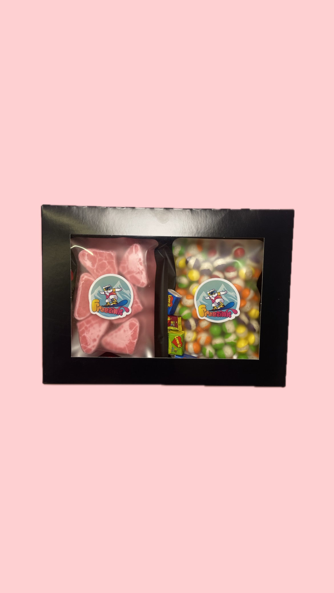 Liofilizuotų saldainių dėžutė "Valentinas"