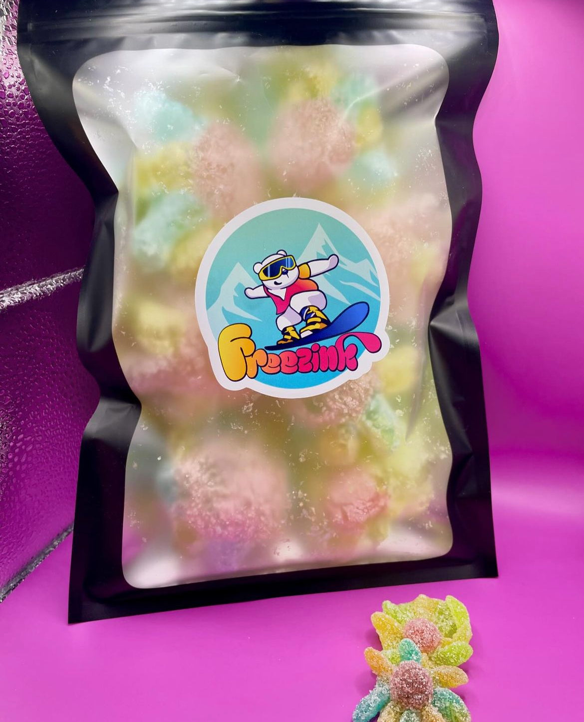 Liofilizuoti saldainiai "Gėlytės"